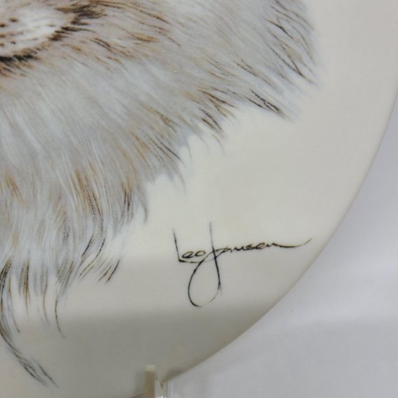 1983 Kern Collectibles 'Morrie' Kitty Cats Plate by Leo Jansen - Picture 3 of 6